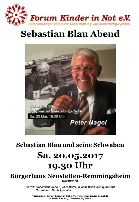 Sebastian Blau Plakat