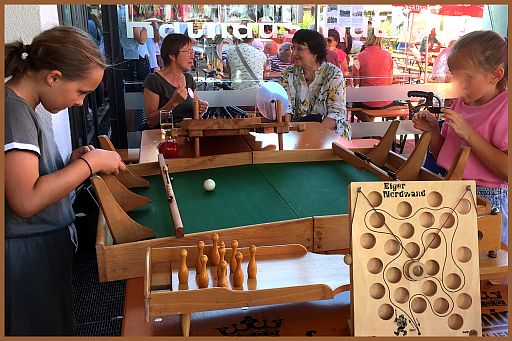 Spieleangebot beim Backhausfest in Remmingsheim